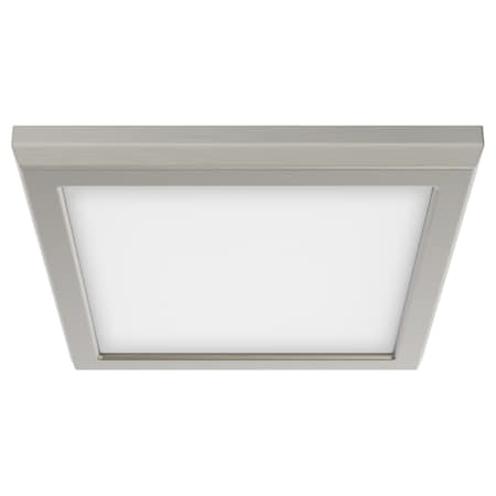 Nuvo Blink Pro 11W 7 in. LED Fixture - CCT Selectable - Square Shape - Brushed Nickel Finish - 120V 62/1717